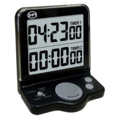 Chronomètre pour assistance ou régularité double affichage