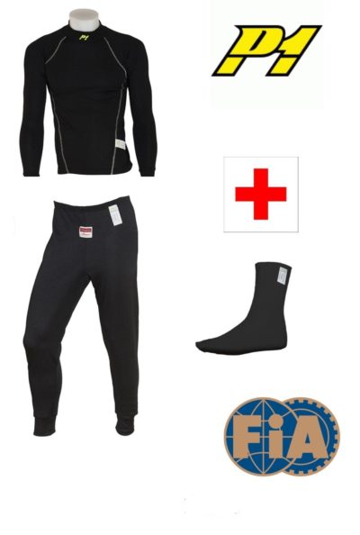 Pack sous-vêtements P1 Noir FIA
